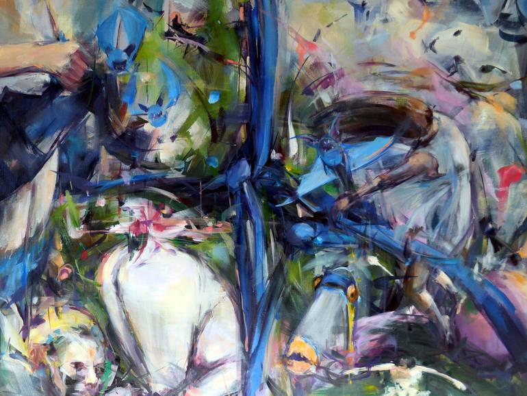 Original Expressionism Fantasy Painting by Hyunju Kim