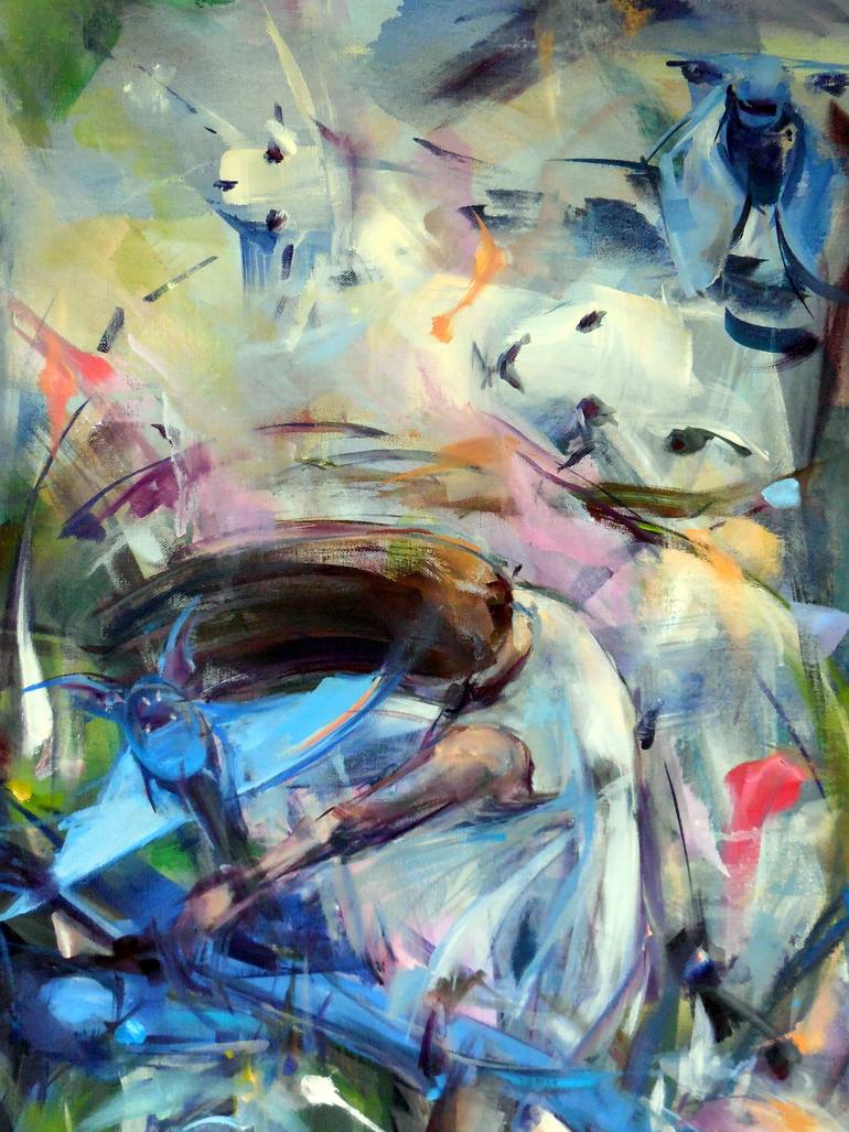Original Expressionism Fantasy Painting by Hyunju Kim