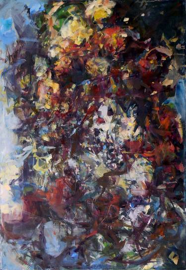 Print of Abstract Expressionism Floral Paintings by HYUNJU KIM