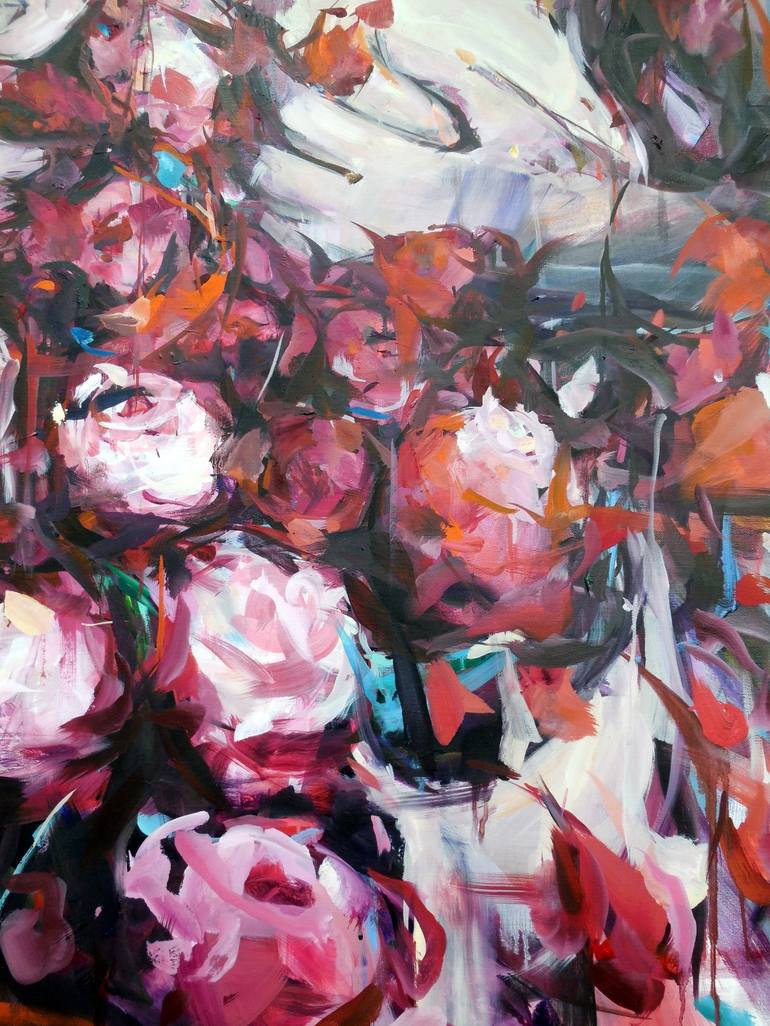 Original Abstract Expressionism Fantasy Painting by HYUNJU KIM