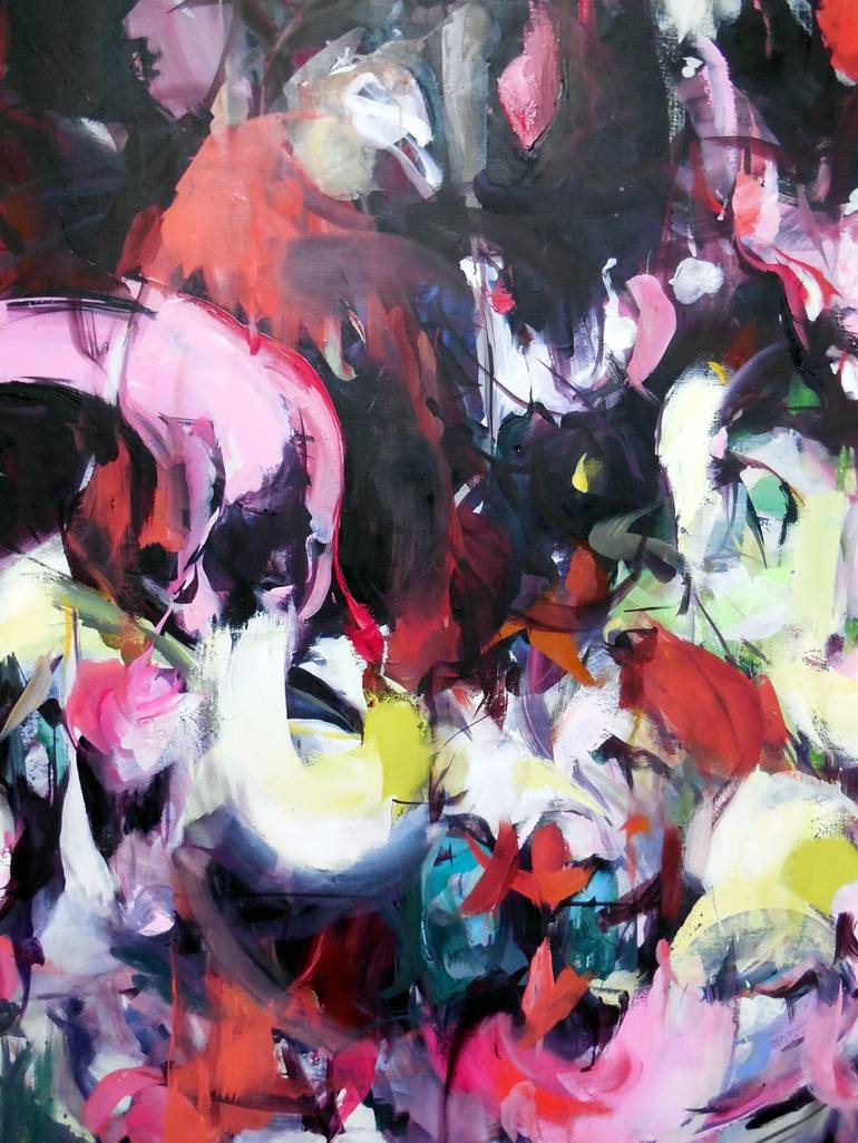 Original Abstract Expressionism Abstract Painting by HYUNJU KIM
