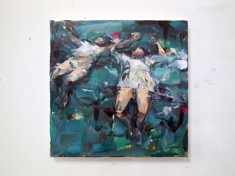 Original Expressionism Water Painting by Hyunju Kim