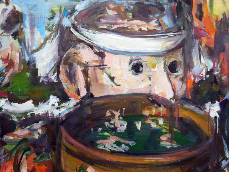 Original Expressionism Fantasy Painting by Hyunju Kim