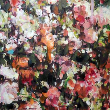 Print of Floral Paintings by HYUNJU KIM