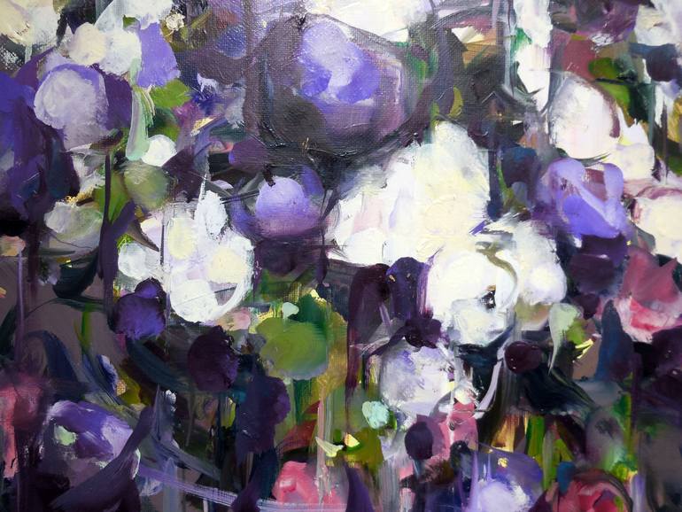 Original Expressionism Floral Painting by Hyunju Kim