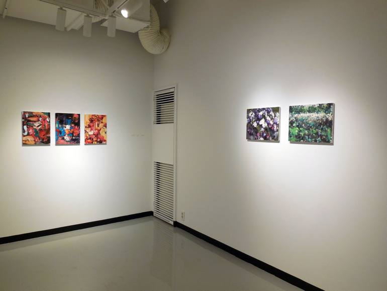 Original Expressionism Floral Painting by Hyunju Kim