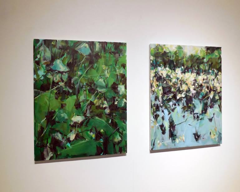 Original Impressionism Botanic Painting by HYUNJU KIM