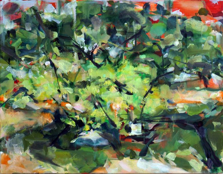 Original Expressionism Nature Painting by Hyunju Kim