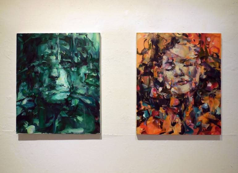 Original Expressionism Fantasy Painting by Hyunju Kim