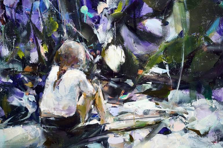 Original Expressionism Aerial Painting by Hyunju Kim