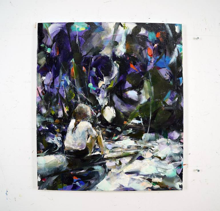 Original Expressionism Aerial Painting by Hyunju Kim