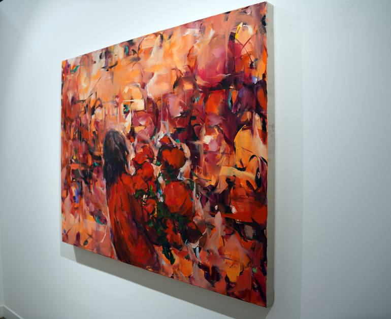 Original Abstract Expressionism Fantasy Painting by Hyunju Kim