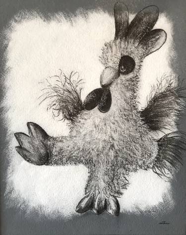 Original Expressionism Animal Drawings by James Sanders