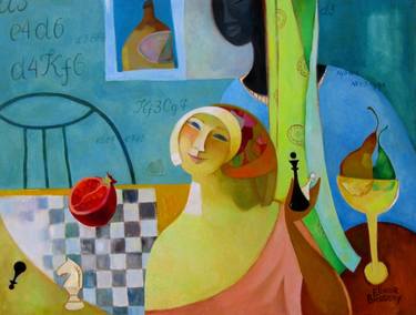 Original Figurative Culture Paintings by Elinor Brodsky