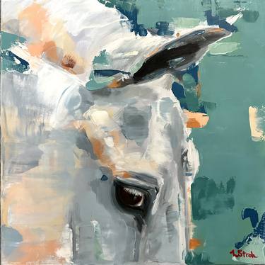 Original Abstract Expressionism Animal Paintings by Weatherly Stroh