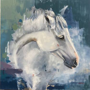 Print of Fine Art Horse Paintings by Weatherly Stroh