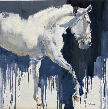 Print of Abstract Horse Paintings by Weatherly Stroh