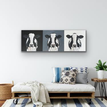 Original Cows Paintings by Weatherly Stroh