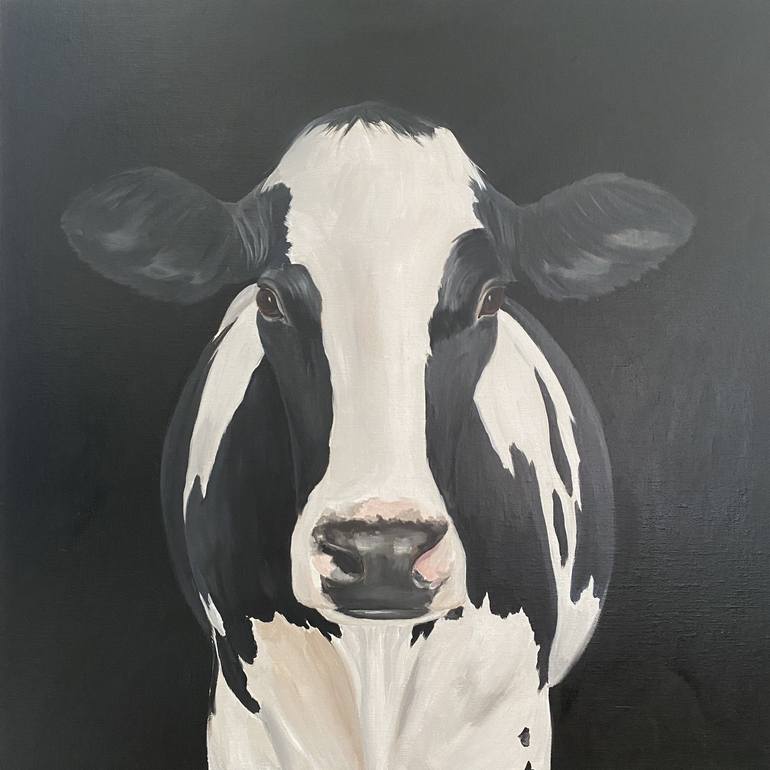 Original Cows Painting by Weatherly Stroh