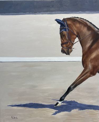 Original Impressionism Horse Paintings by Weatherly Stroh