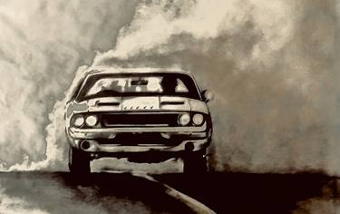 Original Documentary Automobile Drawings by Ronald Vlasic