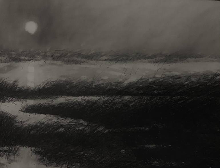 Original Conceptual Landscape Drawing by Ronald Vlasic