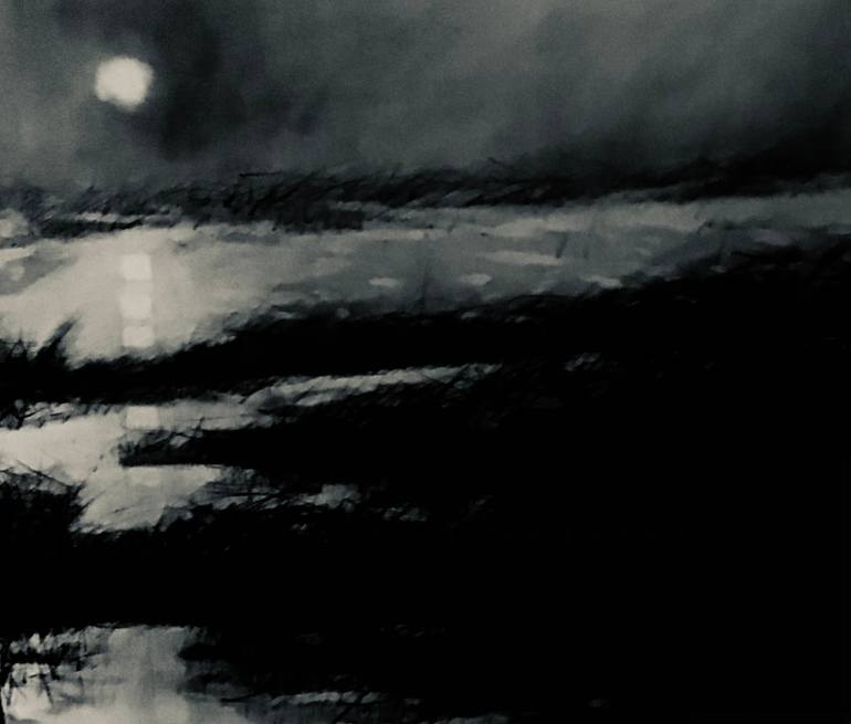 Original Conceptual Landscape Drawing by Ronald Vlasic