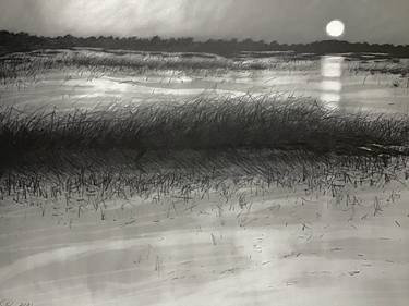 Original Figurative Landscape Drawings by Ronald Vlasic