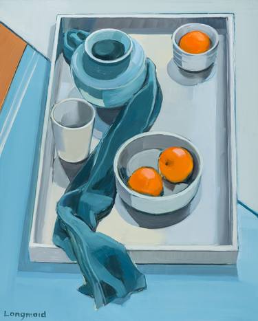 Original Fine Art Still Life Paintings by Kate Longmaid