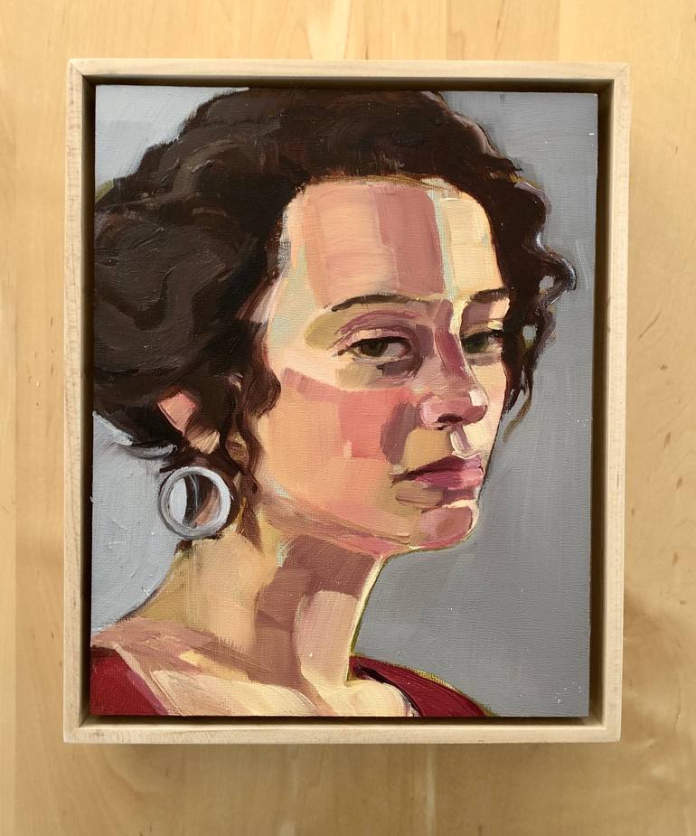 Original Portraiture Portrait Painting by Kate Longmaid