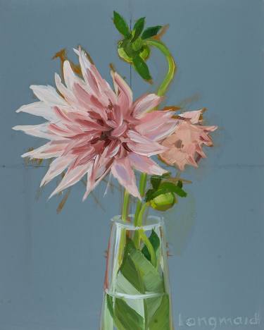 Original Fine Art Floral Paintings by Kate Longmaid