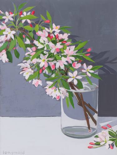 Print of Fine Art Floral Paintings by Kate Longmaid