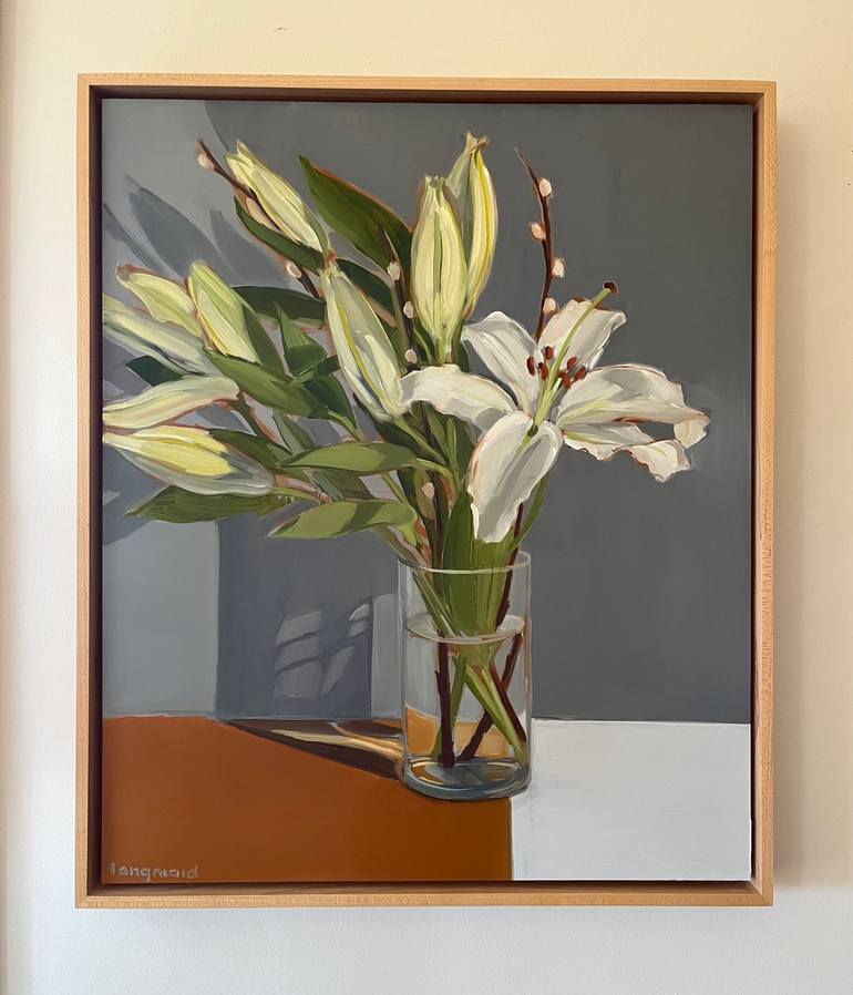Original Contemporary Floral Painting by Kate Longmaid