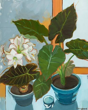 Print of Contemporary Floral Paintings by Kate Longmaid