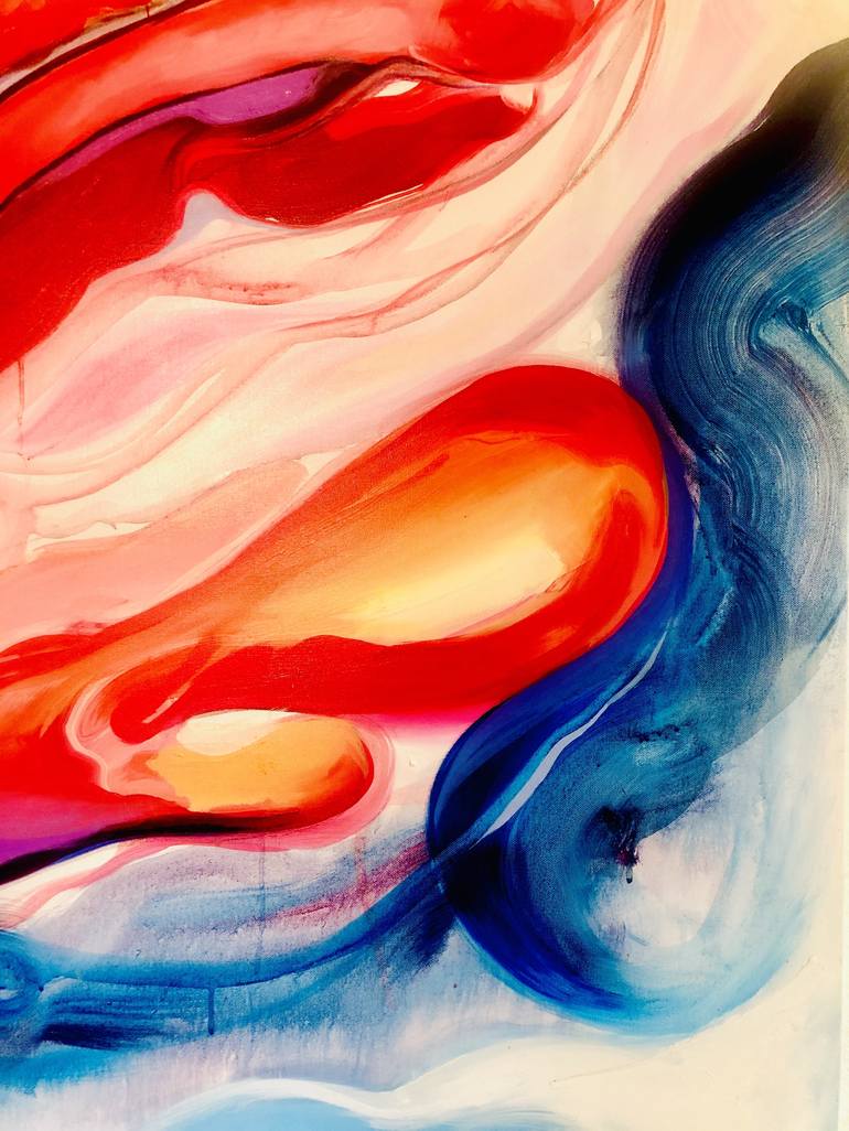 Original Abstract Painting by Ruby Vartan