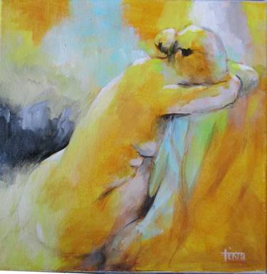 Original Contemporary Nude Painting by Tina Siddiqui