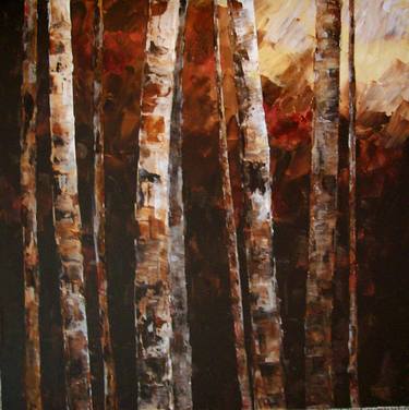 Print of Modern Tree Paintings by Tina Siddiqui