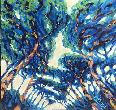 Original Impressionism Tree Paintings by francesca bellini