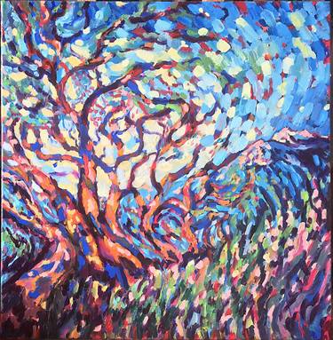 Original Impressionism Tree Paintings by francesca bellini