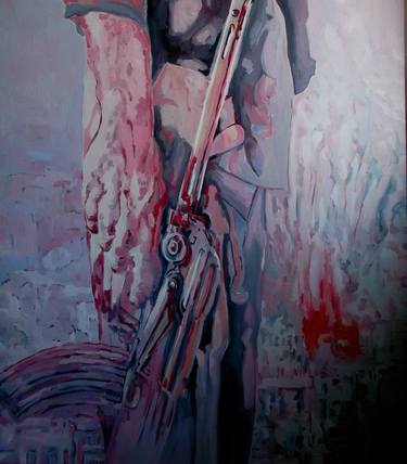 Original Abstract Expressionism Politics Paintings by Burhan Marius