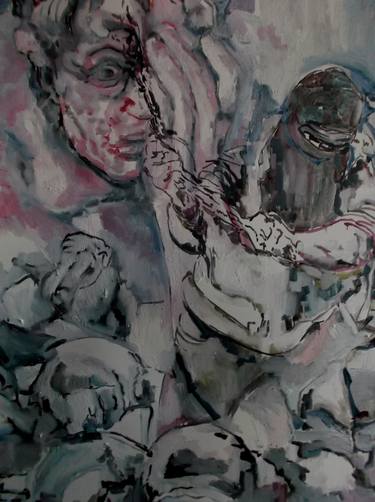 Original Abstract Expressionism Politics Paintings by Burhan Marius