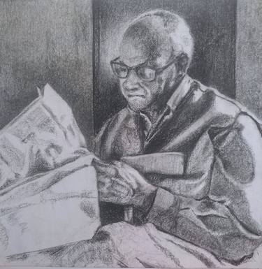 Original Figurative Men Drawings by Oluwa Gbenga