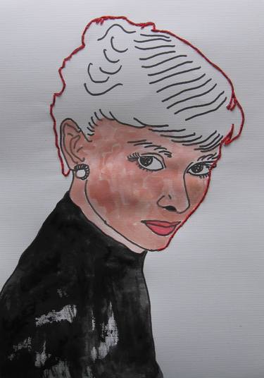 portrait of Audrey Hepburn thumb