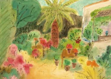 Print of Expressionism Garden Paintings by Xavier Salvador