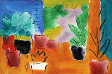 Print of Expressionism Garden Paintings by Xavier Salvador