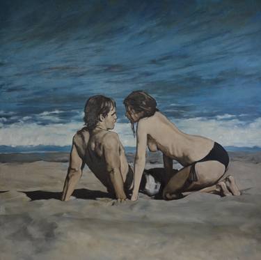 Print of Figurative Love Paintings by Martin Williams
