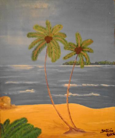 Original Landscape Painting by Genesis Saffon- Trias