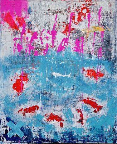 Original Abstract Expressionism Abstract Painting by Sven 'Debo' Bode