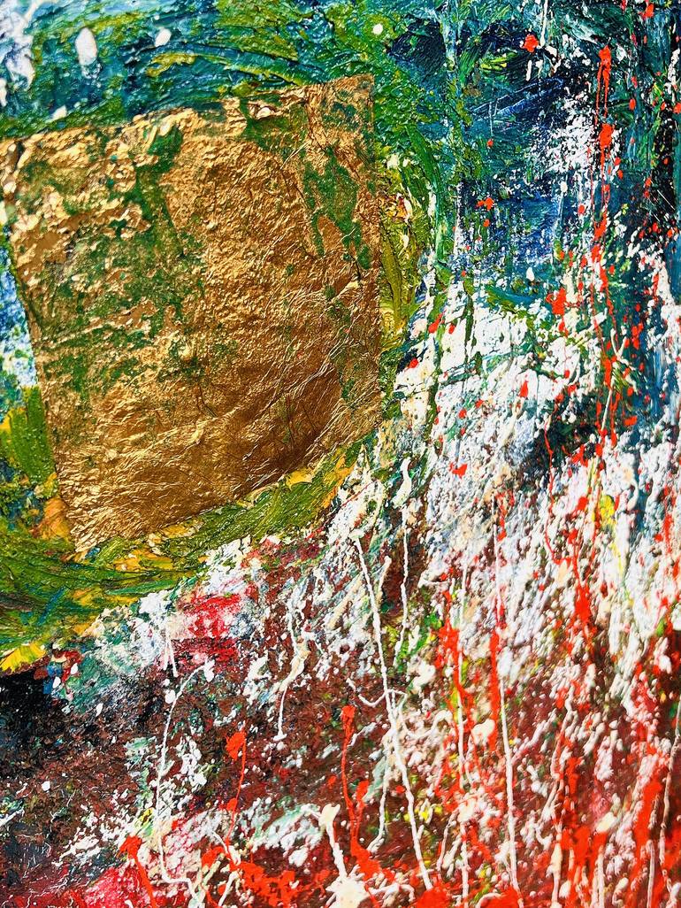 Original Abstract Expressionism Abstract Painting by Sven 'Debo' Bode