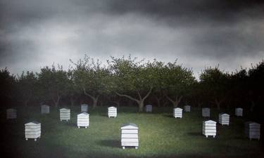 Original Fine Art Abstract Paintings by Lee Madgwick